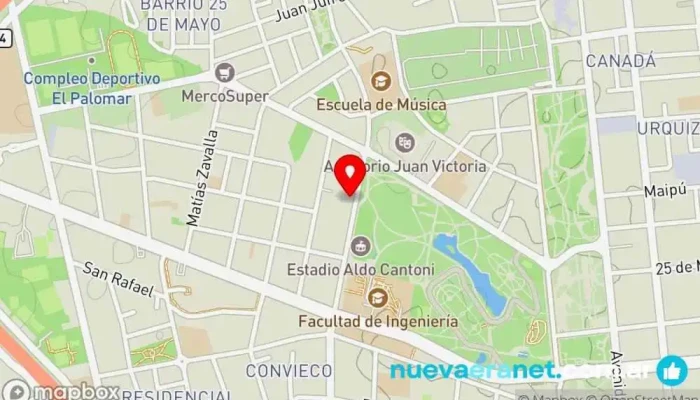 mapa de Panissimo Capital Panadería en San Juan