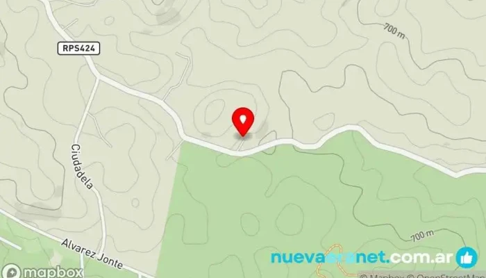 mapa de Papá Argentina Casa rural en Córdoba