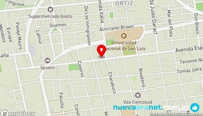 mapa de PARABRISAS SAN LUIS Tienda de repuestos de automóviles usados en BWT