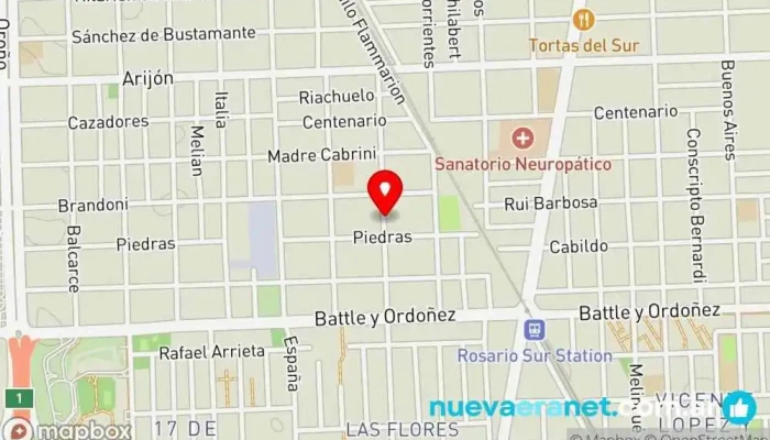 mapa de Paraguay 5965 Casa de subastas de ganado en Rosario