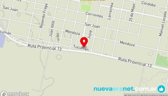 mapa de PARISIA MAQUINARIAS Comercio en El Trebol