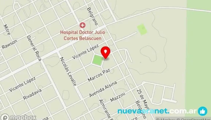 mapa de Parroquia San Agustin y Santa Mónica Parroquia en Carlos Pellegrini