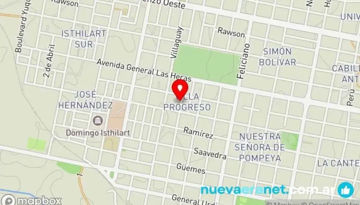 mapa de Pastelería Ale Pastelería en Concordia