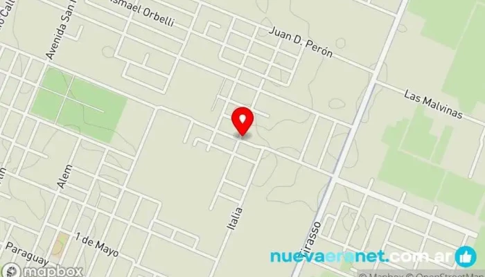 mapa de Pasteleria Artesanal Panadería en San Rafael