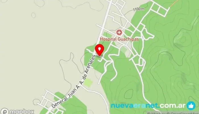 mapa de Pasteleria Celeste Pastelería en Guachipas