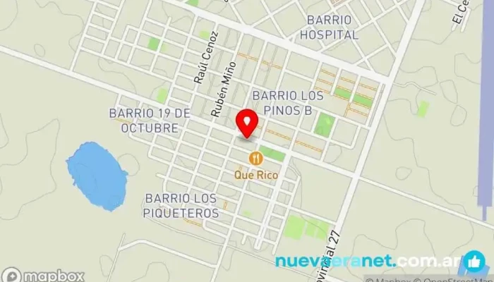 mapa de Pasteleria ChantyDu Panadería en Bella Vista