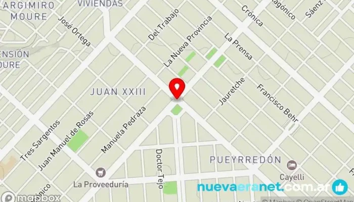mapa de Pastelería Hanyu Kissa Pastelería en Comodoro Rivadavia