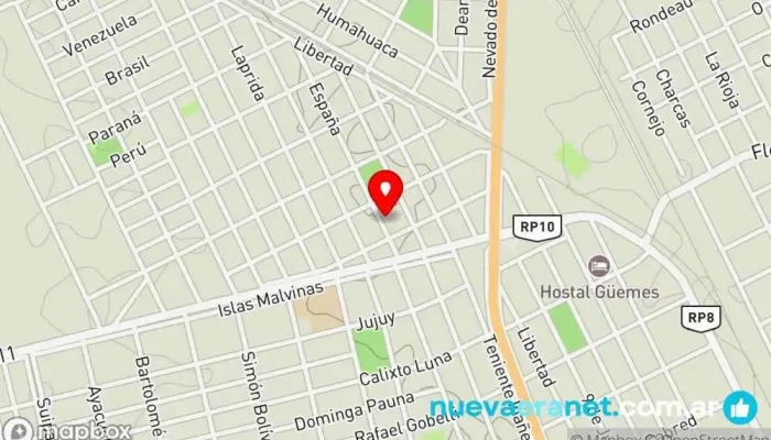 mapa de pasteleria la delicia de sole Panadería en Gral. Guemes