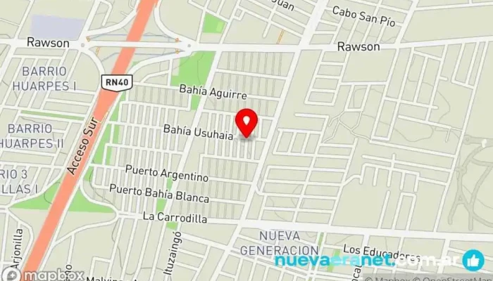 mapa de Pasteleria La Juana Panadería en Godoy Cruz
