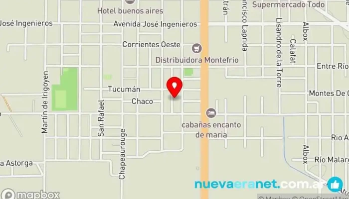mapa de PASTELERÍA MARIETTA Pastelería en Gral. Alvear
