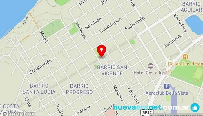 mapa de PASTELERIA ROCIO Panadería en Corrientes