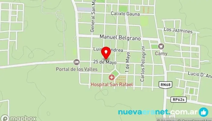 mapa de Pastelería y Heladeria DeLirio Pastelería en El Carril