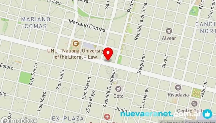 mapa de Pastelería y panadería María José Panadería en Santa Fe de la Vera Cruz