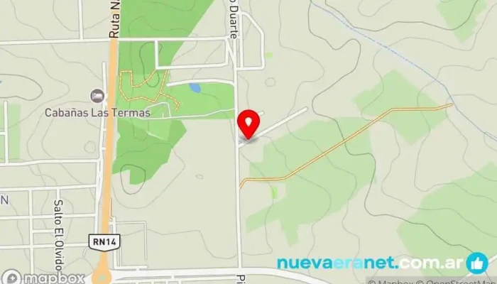 mapa de Pastelería Yul-Mart Panadería en Oberá
