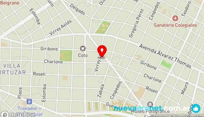 mapa de Pasteleriadolceee Pastelería en Cdad. Autónoma de Buenos Aires