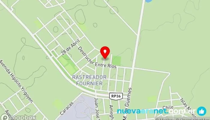 mapa de Pastrana Panadería en Rosario de Lerma