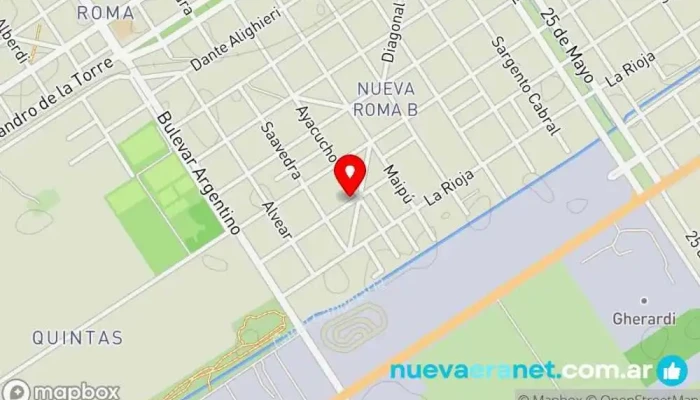mapa de Patita Casa de subastas de ganado en Casilda