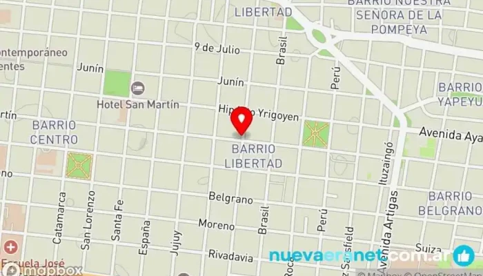 mapa de PC24 S.R.L. Tienda de informática, Servicio de reparación de ordenadores en Corrientes