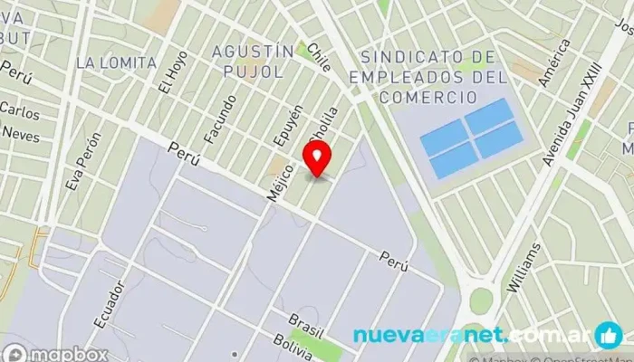 mapa de Pedile A Carina Reposteria Panadería en Puerto Madryn