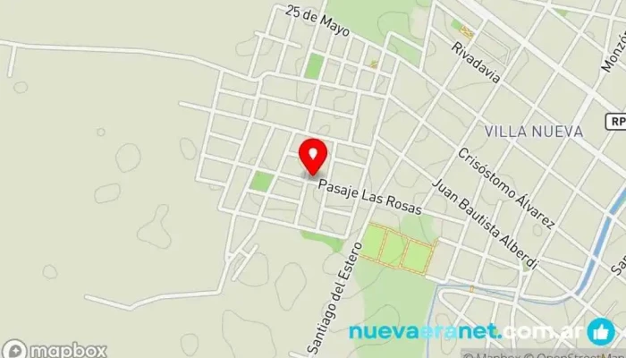 mapa de Peluqueria eben ezer Restaurante en Monteros