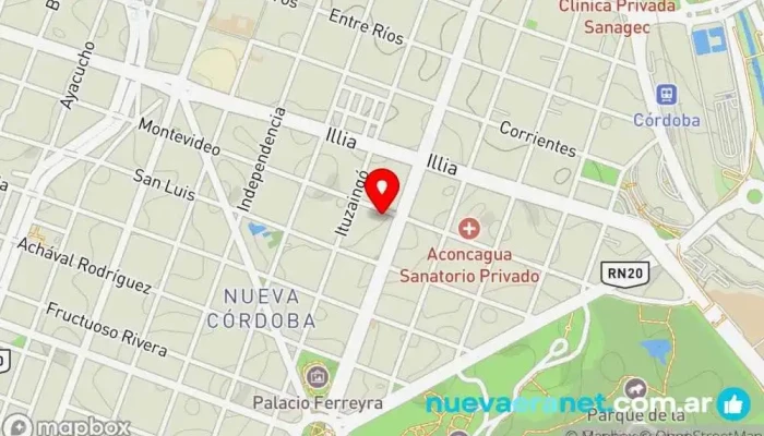 mapa de Perdu Panadería en Córdoba