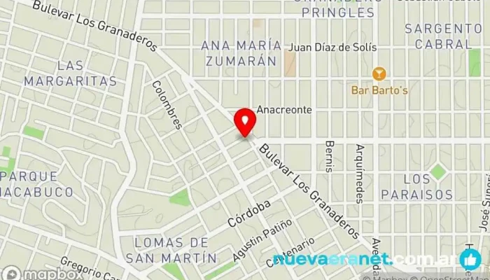 mapa de Periko's Panadería en Córdoba