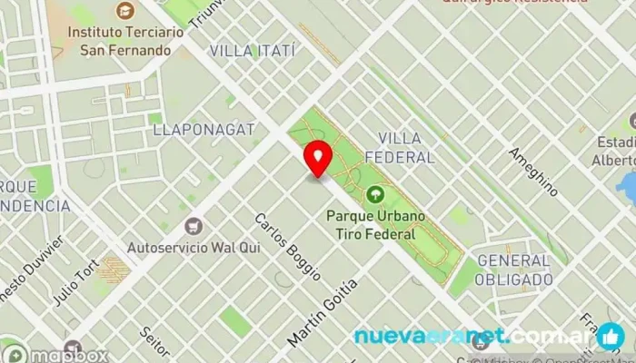 mapa de Peter Pan Panadería en Resistencia