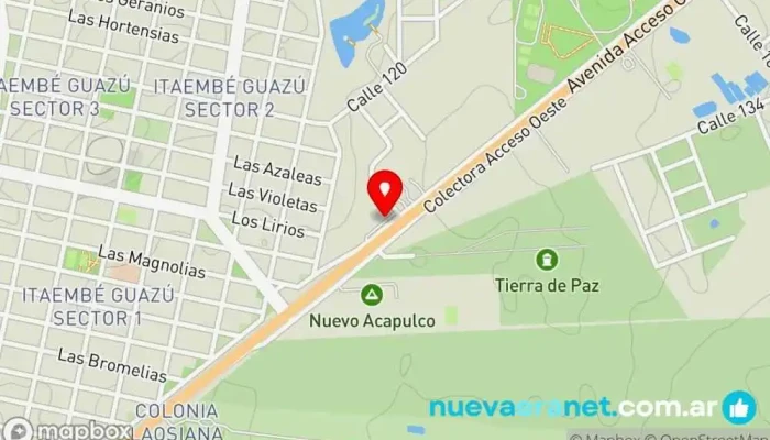 mapa de Petri Panadería - Itaembé Guazú Supermercado, Panadería en Posadas