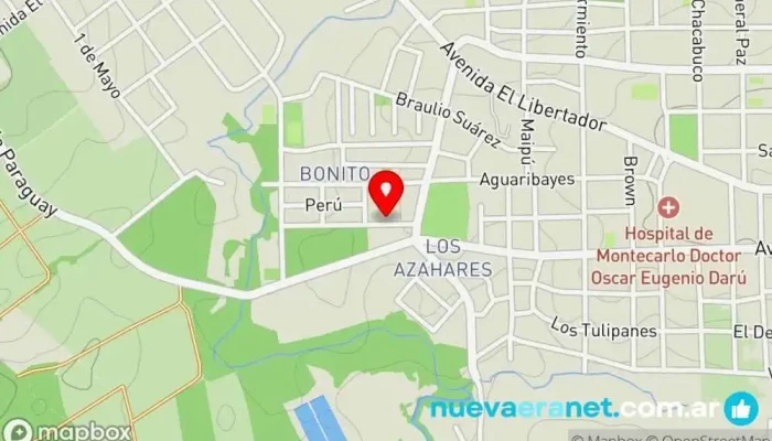 mapa de Petrona's Panadería en Montecarlo