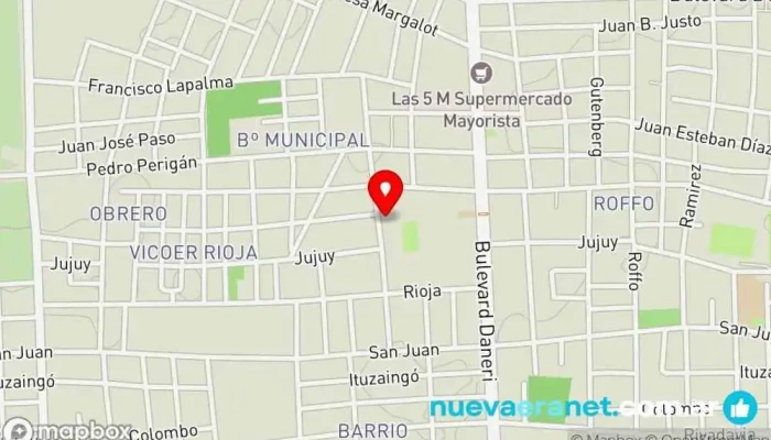 mapa de Piacere panaderia y pasteleria artesanal Pastelería en Gualeguaychú