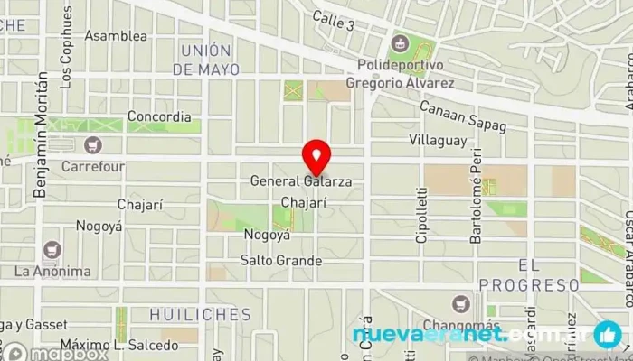 mapa de Picun leufu panaderia canan Panadería en Neuquén