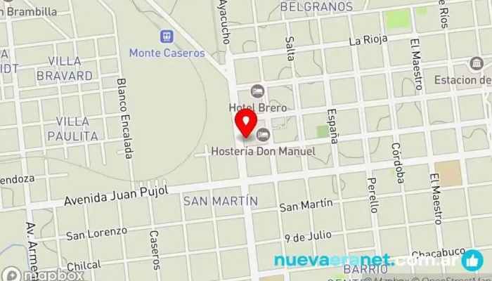 mapa de Piloni Supermercado - Entregas a Domicilio Supermercado en Monte Caseros