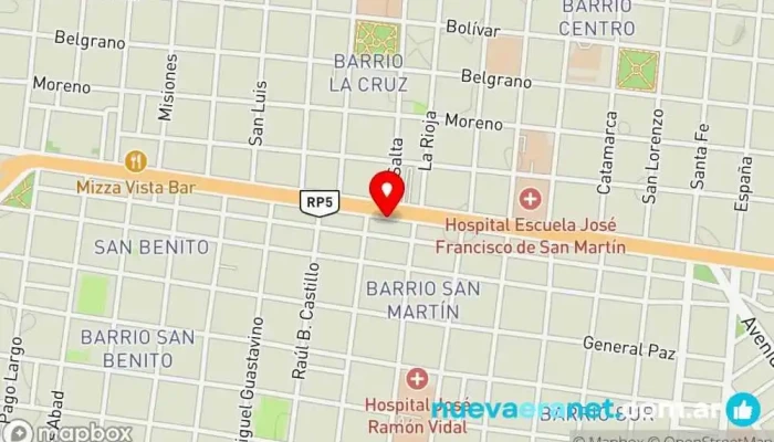 mapa de Pinta Porá Pinturería en Corrientes