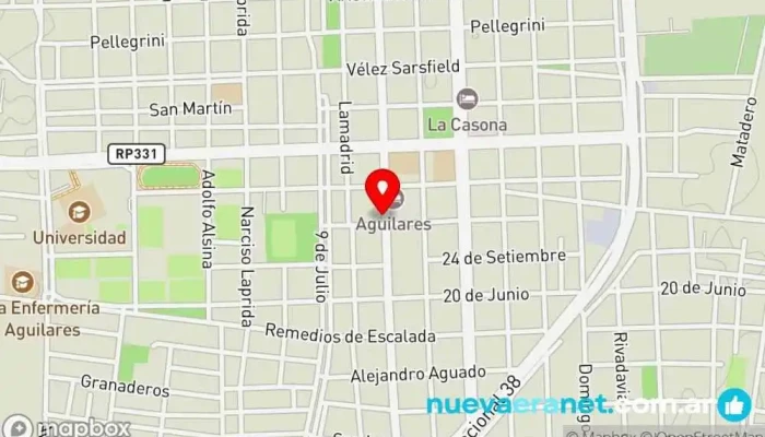 mapa de Plastuc Tienda de artículos de fiesta en Aguilares