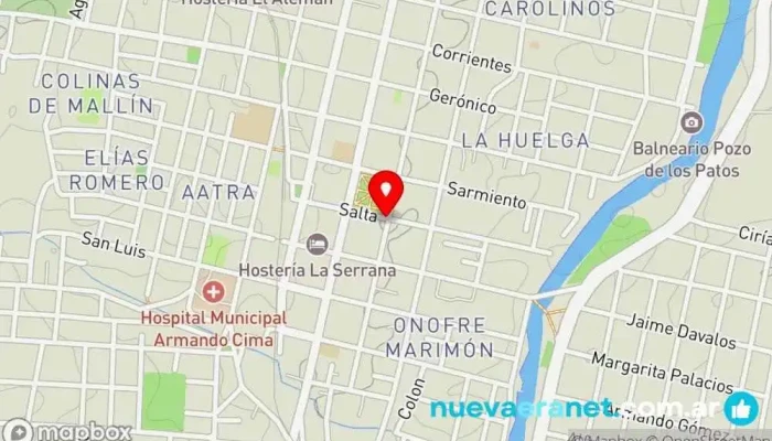 mapa de Plunder's Panes y Café Cafetería en Cosquín