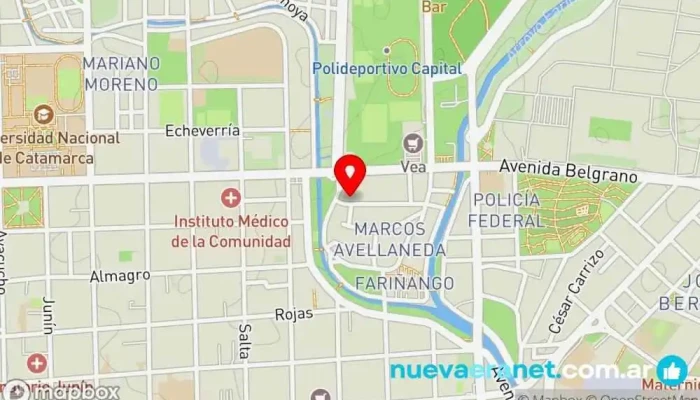 mapa de Pollería y Panadería Coli Panadería en San Fernando del Valle de Catamarca