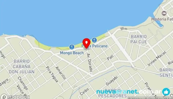 mapa de POSADA PASO DE LA PATRIA Hotel, Club de pesca en Paso de la Patria