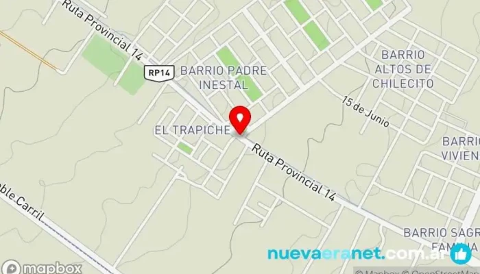 mapa de Puesto de Tortillas Panadería en Chilecito