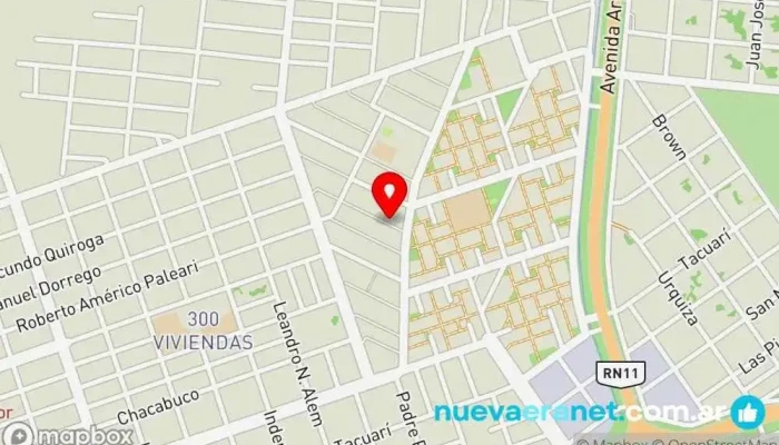 mapa de Punto Nieve ‍ Pastelería en Clorinda