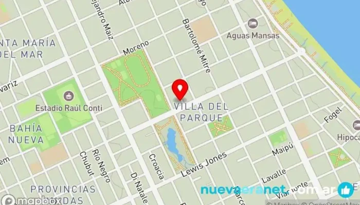 mapa de Punto Sano Panadería en Puerto Madryn