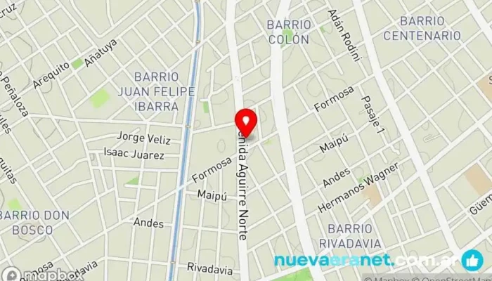 mapa de Que Pan! Panadería en Santiago del Estero