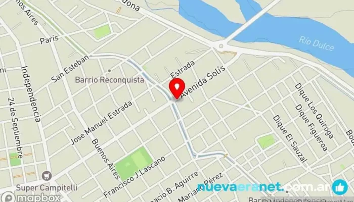 mapa de Que pan Panadería en Santiago del Estero