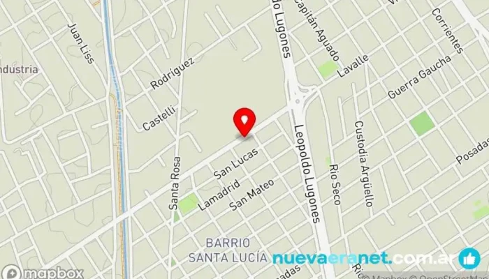 mapa de Que Pan Panadería en Santiago del Estero