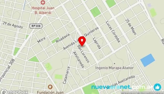 mapa de R& l dulce y salado Panadería en Juan Bautista Alberdi