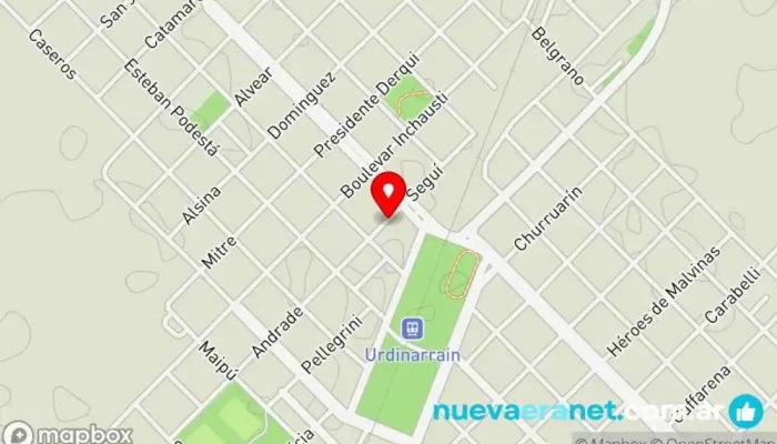 mapa de Radio Cristal Urdinarrain Emisora de radio en Urdinarrain