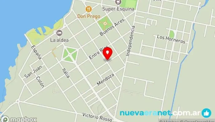 mapa de Raices De La Mar  en Miramar de Ansenuza