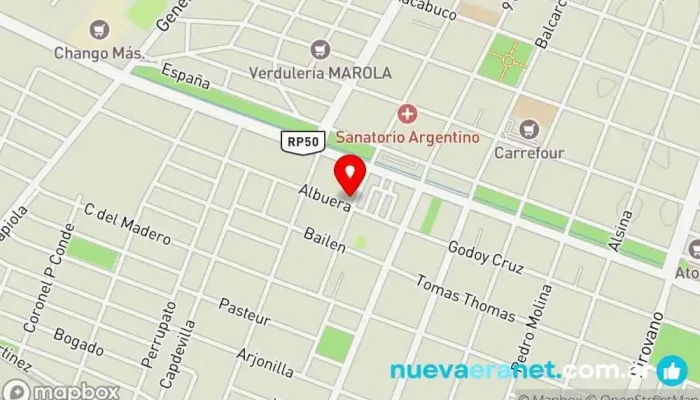 mapa de Ramy Panadería en San Martín