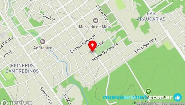 mapa de Rapi_Delicias Panadería en San Pedro
