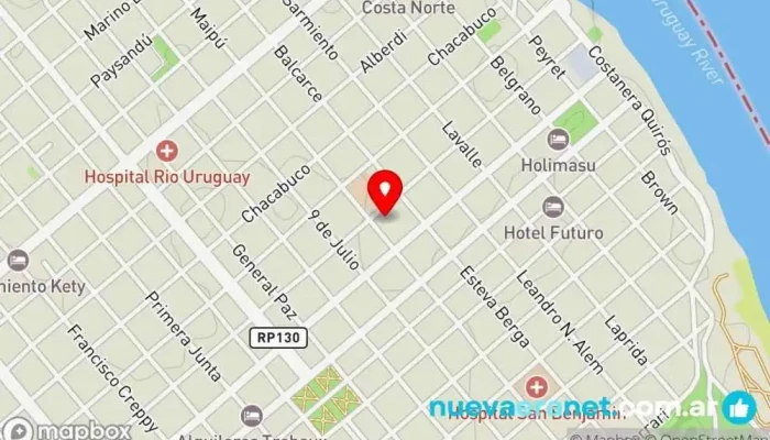 mapa de Red Velvet Pastelería en Colón