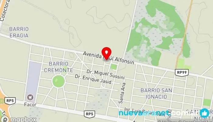 mapa de REDONDITAS repostería Panadería en Corrientes